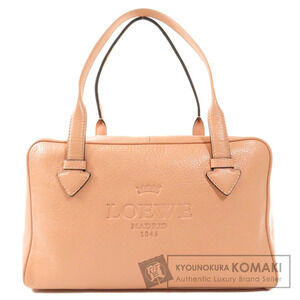 Loewe Heritage tote bag in pink leather prominent embossed